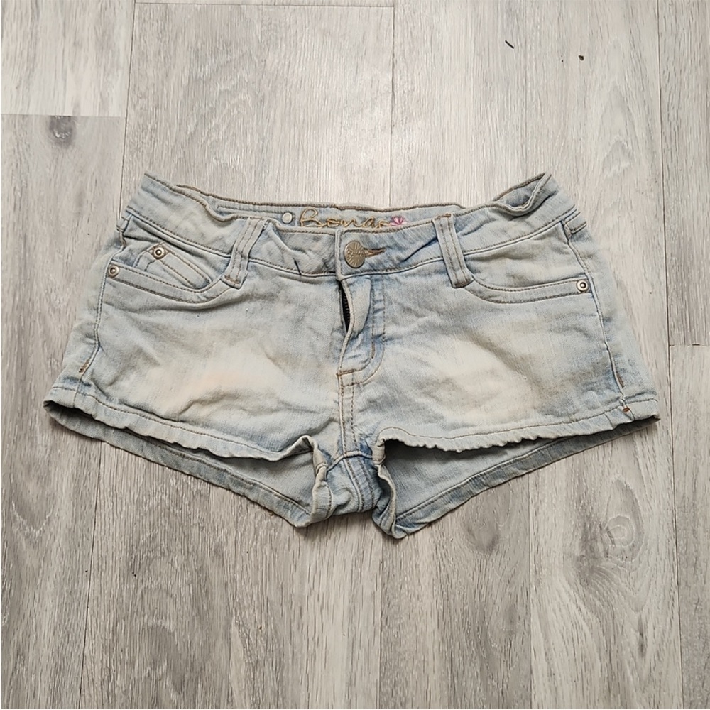 Rare Vintage BONGO extra short booty jean shorts size 00